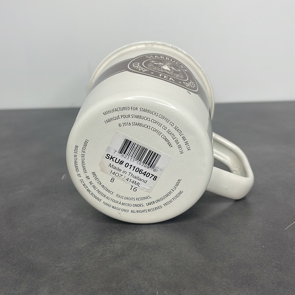 Starbucks Brown Logo Enamel Coffee Cup Mug 2016 Siren Mermaid - Picture 2 of 4